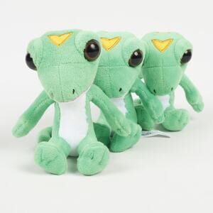 Lot of 3 GEICO Martin The Gecko Collectible Small 5" Plush Stuffed Animals